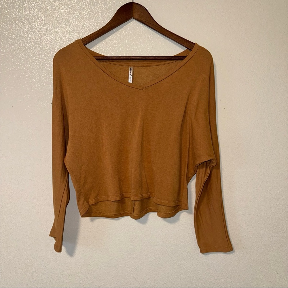 Tresics Women’s Cropped Slouchy Long-sleeve | Medium